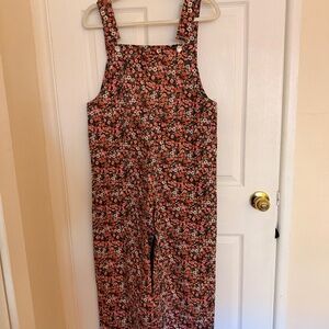 Zara Floral Print Overalls